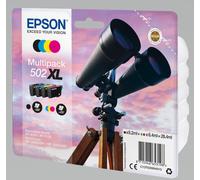 Epson 502 XL ''Jumelles'' Cartouche d'encre originale grande capacité C13T02W64010 - Pack de 4 (Noir, Cyan, Magenta, Jaune)