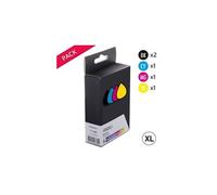 Epson 502XL Pack 5 cartouches 2Noires +cyan,magenta,jaune