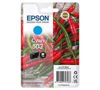 Epson 503 ''Piment'' Cartouche d'encre originale C13T09Q24010 - Cyan