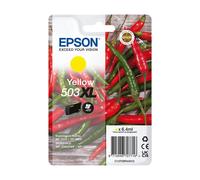 Epson 503XL Chillies, Genuine Yellow Ink Cartridge XL High Capacity Yellow