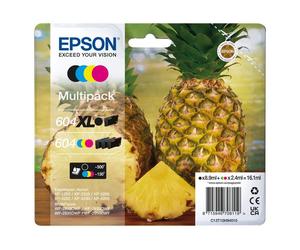 Epson 60 - pack de 4 - noir XL, jaune, cyan, magenta standard - original - cartouche d'encre - C13T10H94020