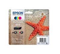 Epson 603 Multipack 4 Couleurs C13T03U64020 : Noir 3.4ml (150 pages), Cyan/Magenta/Jaune 2.4ml (130 pages), pour XP-2100/WF-2810DWF