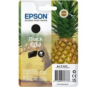 Epson 604 - 3.4 ml - noir - original - emballage coque avec alarme radioélectrique/ acoustique - cartouche d'encre - pour Expression Home XP-2200, 2205, 3200, 3205, 4200, 4205; WorkForce WF-2910...