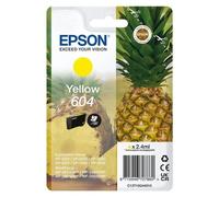 Epson 604 Singlepack - 2.4 ml - jaune - original - emballage coque avec alarme radioélectrique/ acoustique - cartouche d'encre - pour Expression Home XP-2200, 2205, 3200, 3205, 4200, 4205; WorkForce W