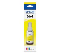 Epson 664 EcoTank Encre jaune bouteille ultra haute capacité (T664420-S) fonctionne avec EcoTank ET-2500, ET-2550, ET-4500, ET-4550, ET-2600, ET-2650, ET-3600, ET-16500