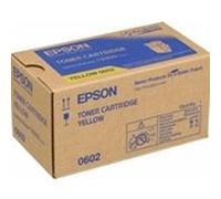 Epson Aculaser C 9300 D 3 TNC - Original C13S050602 / 0602 - Cartouche de Toner Jaune - 7500 Pages