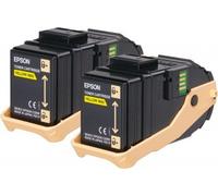 Epson Pack 2 toners jaune AL-C9300N (2 x 7 500 pages)
