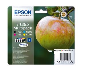 Epson Apple Multipack 'Pomme' (T1295) - Encre DURABrite Ultra N, C, M, J, Encre à pigments, 11,2 ml, 7 ml, 1 pièce(s), Multi pack C13T12954022