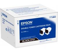 Epson C13S050751/0751 - Toner noir, 2 x 7 300 pages