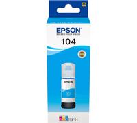 Epson C13T00P240 104 EcoTank Encre de rechange d'origine Epson cyan 65 ml