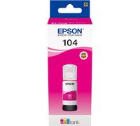 Epson C13T00P340 104 EcoTank Encre de rechange d'origine Epson magenta 65 ml