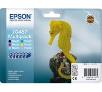 Epson C13T04874010/T0487 - Cartouche d'encre multipack couleurs (Pack de 5)
