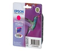Epson C13T08034021 T0803 Cartouche d'encre magenta Blister Radio Frequency, 220 pages, capacité 7,4 ml pour Epson Stylus Photo P 50 PX PX 730 R 265