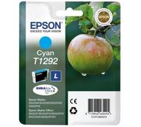 Epson C13T12924022 T1292 Cartouche d'encre cyan sous blister Radio Frequency, 445 pages 7ml pour Epson Stylus BX 320 SX 235 W SX 420 SX 525 WF 3500