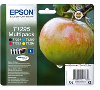 Epson C13T12954012/T1295 Cartouche d'encre multi pack Bk,C,M,Y 11,2 ml + 3x7 ml UE4 pour Epson Stylus BX 320/SX 235 W/SX 420/SX 525/WF 3500