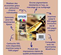 Epson C13T16224012/16 - Cartouche d'encre cyan, 165 pages