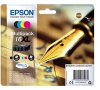 Epson C13T16364012/16XL - Cartouche d'encre multipack couleurs haute capacité (Pack de 3)