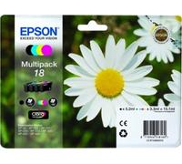 Epson Multipack 18 (Pâquerette) - Pack de 4 cartouches d'encre - noir, jaune, cyan, magenta