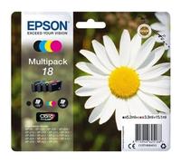 Epson c13t18064012 3.3ml 5.2ml 175pages 180pages noir jaune cartouche d'encre c13t18064010