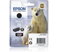 Epson C13T26014020 26 cartouche d'encre noire blister Radio Frequency, 220 pages, capacité 6,2 ml pour Epson XP 600