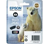 Epson C13T26314020 26XL cartouche d'encre noire claire blister Radio Frequency 400 photos 8.7ml pour Epson XP 600