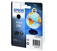 Epson C13T26614010|266 Cartouche d'encre noire, 260 Feuilles, Capacité 5,8 ml pour WorkForce WF-100 W