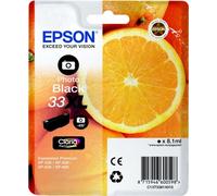 Epson C13T33614020 33XL cartouche d'encre noire photo blister Radio Frequency, 400 pages 400 photos 8.1ml pour Epson XP 530
