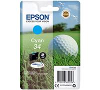 Epson Golf ball Singlepack Cyan 34 DURABrite Ultra Ink