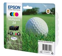 Epson C13T34664010/34 Cartouche d'encre multi pack Bk,C,M,Y 6,1ml + 3x4,2ml UE4 pour Epson WF-3720