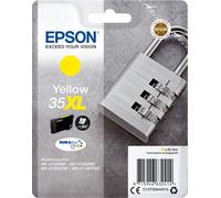 Epson C13T35944020 35XL cartouche d'encre jaune blister Acustic Magnetic, 1.900 pages 20.3ml pour Epson WF-4720