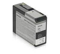 Epson Cartouche d'encre T5808 (C13T580800) Noir mat 80 ml pour Stylus Pro 3800/3880