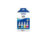 Epson C13T66464A Pack 4 Cartouches d'Encre Originales (Noir, Cyan, Magenta, Jaune) pour Imprimantes Epson, Type Multi Pack