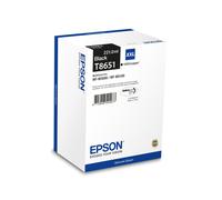 Epson C13T865140 : Cartouche d'encre noire à pigments, 221ml, rendement 10000 pages, pour WorkForce Pro WF-M5xxx series.