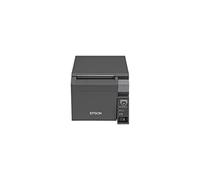 Epson C31cd38 a9801, Epson TM-T70II, chargement frontal thermique imprimante de reçus, Ethernet (Ub-e04) et USB, Epson Gris foncé, bloc d'alimentation inclus, req câble, Remplacé C31cd38 a9971