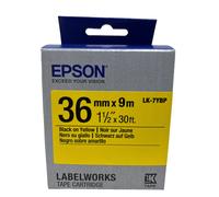 EPSON C53S657005 LK-7YBP Étiquettes Noir Sur Jaune 36mmX9mt LW-600P/LW-700/