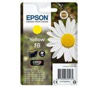 Epson 18 Pâquerette Jaune, Cartouche d'encre d'origine, XP-30 XP-102 XP-202 XP-205 XP-212 XP-215 XP-225 XP-302 XP-305 XP-312 XP-315 XP-322 XP-325 XP-402 XP-405 XP-412 XP-415 XP-422 XP-425