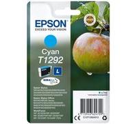 Cartouche d'Encre - Imprimante EPSON T1292 Cyan - Pomme (C13T12924012)