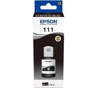 Epson - Cartouche D'encre Bouteille D'encre Ecotank 111 Noire (Pigmentée) - C13t03m14a