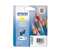 Epson Cartouche d'Encre Jaune C13T03244010, Encre à Pigments DURABrite Ultra J, 16.0ml, Dimensions (LxPxH) 246x116x145mm, Poids 60g, Fabriquée au Mexique