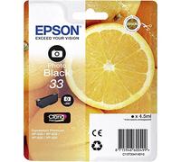 Epson 33 Cartouche d'encre Noir (photo) Original C13T33414012