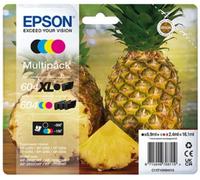 Epson 604 XL Multipack (Ananas) - Pack de 4 cartouches d'encre - Noir XL + 3 couleurs