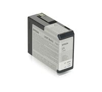 Epson Cartouche d'Encre Pigment Gris Clair C13T580700 80ml pour Stylus Pro 3800/3880 - Jet d'Encre, Noir Pâle, Original