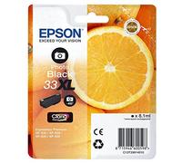 Epson Cartouche d'Origine T33 ""Oranges"" - Encre Claria Home Noir Photo - Taille XL
