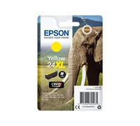 Epson Cartouche Eléphant C13T24344012 Jaune XL - Encre Claria Photo HD, Pigmentée, 8.7ml, 740 pages - Compatibilité: Expression Photo XP-960 etc.