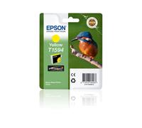 Epson Cartouche Encre Jaune UltraChrome Hi-Gloss2 17ml, Pigmentée, 1200 pages, Référence C13T15944010, Compatible Stylus Photo R2000
