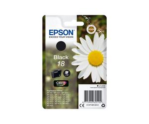 Epson Cartouche Encre Noire C13T18014012, Claria Home N, 5.2ml, 175 pages, Pigment, Expression Home XP-xxx Compatible