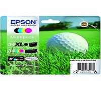 Epson Cartouche Encre Ultra 34XL/34 - Noir, Cyan, Magenta, Jaune C13T34794010