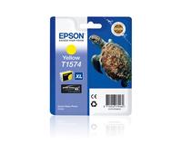 Epson Cartouche Jaune C13T15744010 - Encre à Pigments UltraChrome K3 VM, 25.9ml, Rendement 2300 pages, High Yield (XL), Jet d'encre