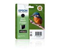 Epson T1591 cartouche d'encre Photo Noire authentique C13T15914010 (TVA incluse)