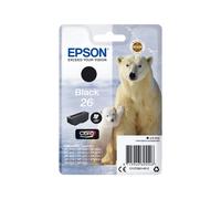 Epson Cartouche Ours Polaire C13T26014022 Noir Pigmenté 6.2ml - Jet d'encre - Rendement 220 pages - Expression Premium XP-xxx Series